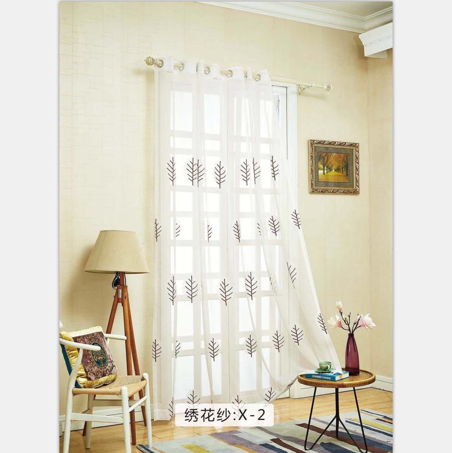 窗簾紗簾布白紗薄窗紗布料成品落地白色沙飄窗簡(jiǎn)約陽(yáng)臺(tái)紗